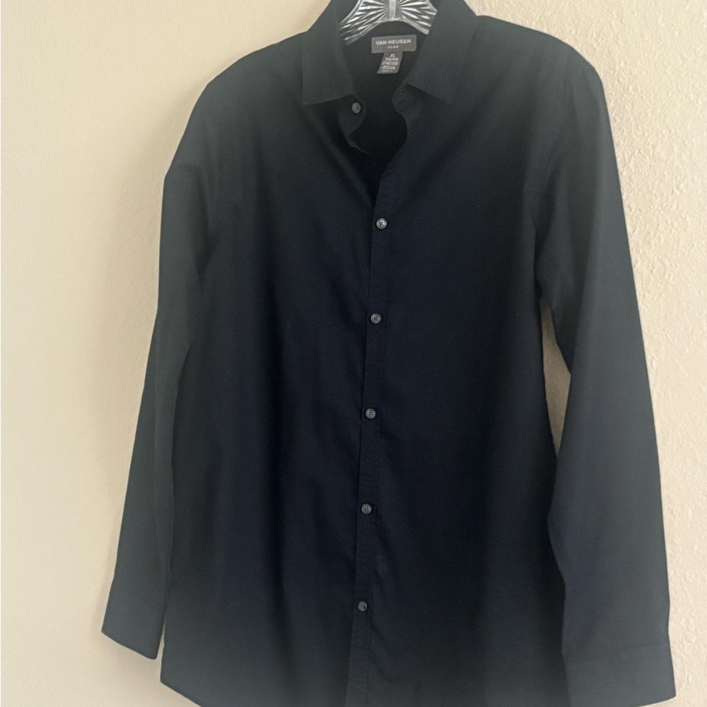 Men's Black Dress Shirt
